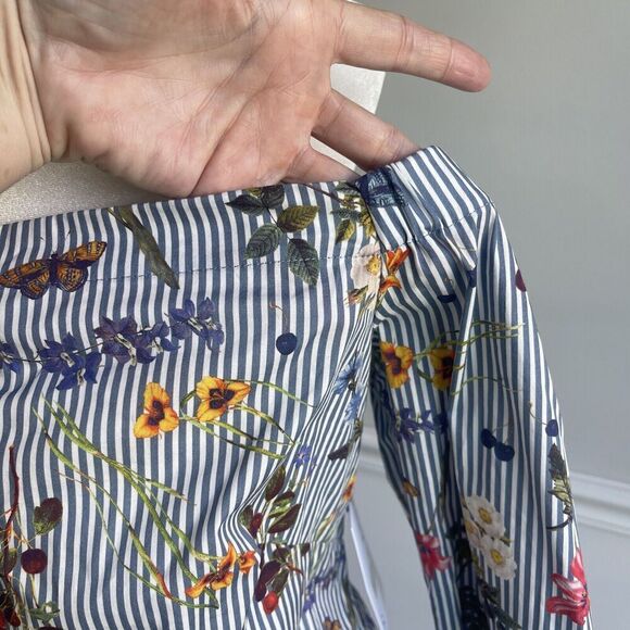 Bailey44 Women M/L Floral Long Sleeve Top Button Front Boho Cottagecore NEW $198 - Picture 4 of 16